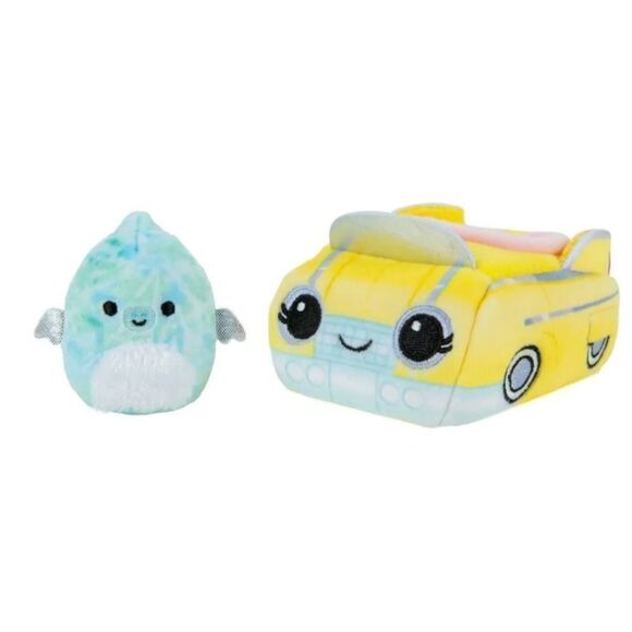 New With‎ Tags Squishmallow Mini Squishville Shantira In Retro Roadster - Picture 3 of 11